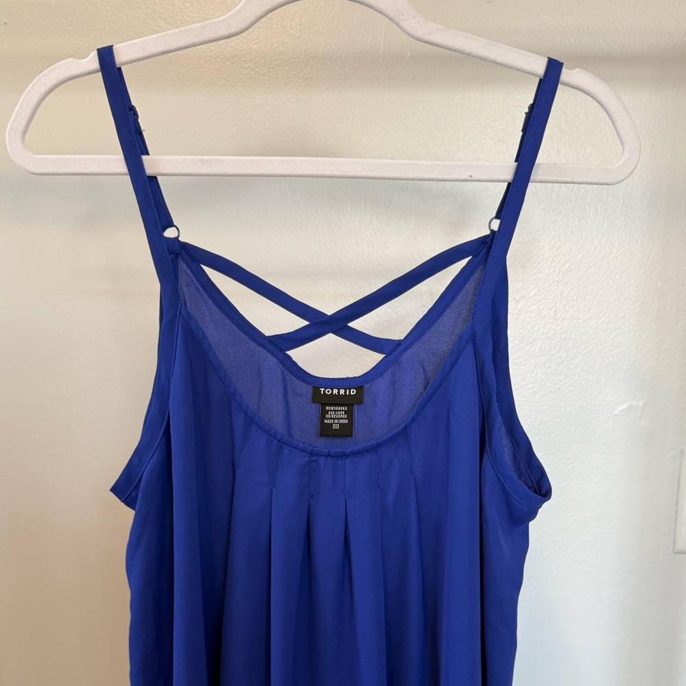 NWT Torrid Strappy Blouse
